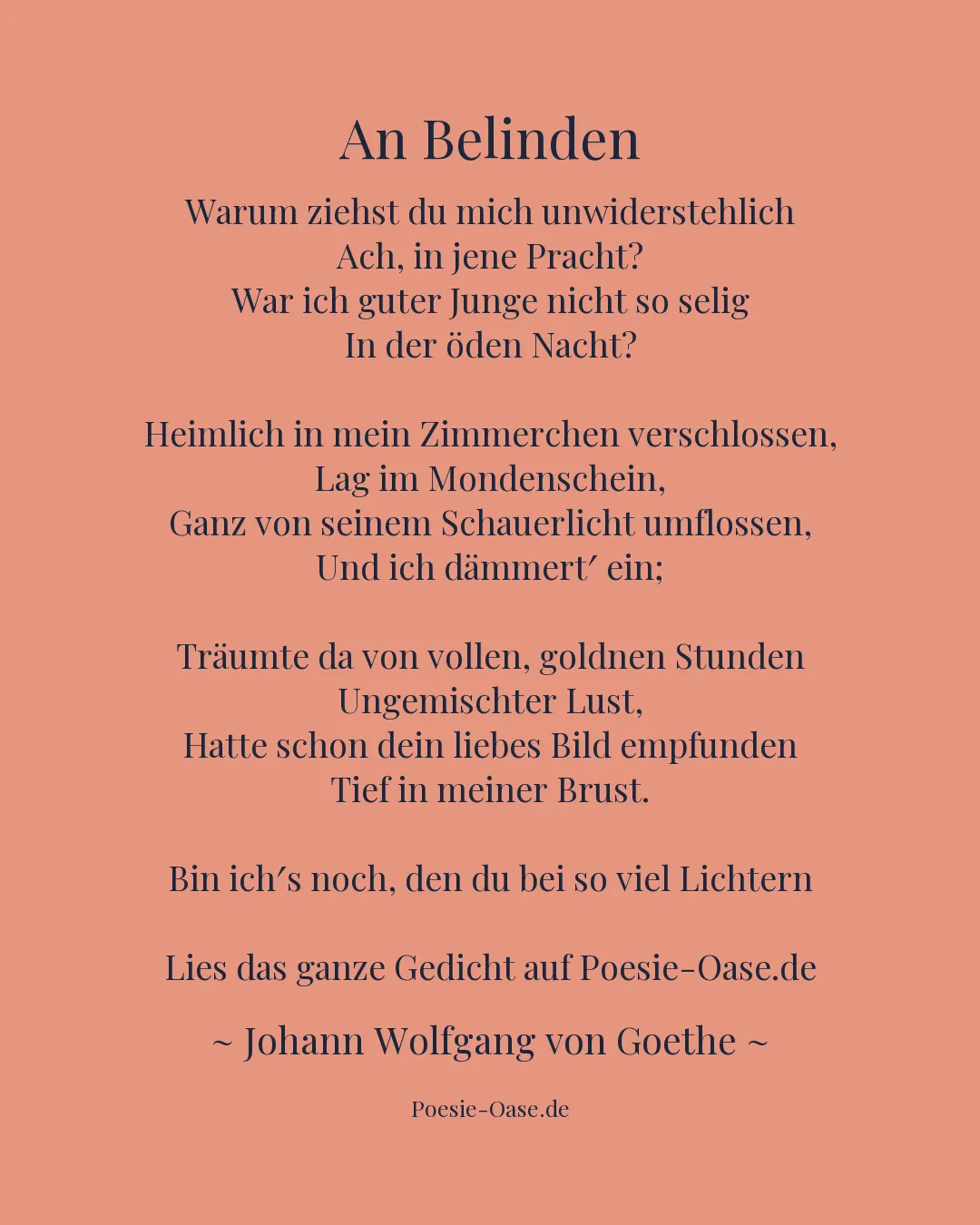 Illustration zu An Belinden
