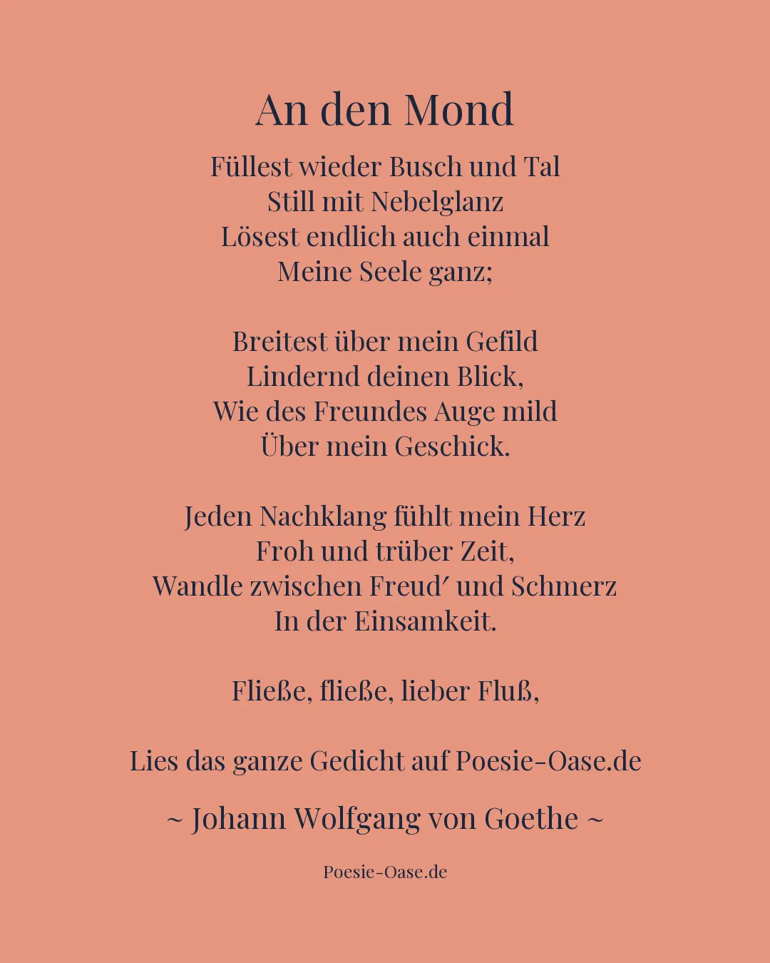 Illustration zu An den Mond