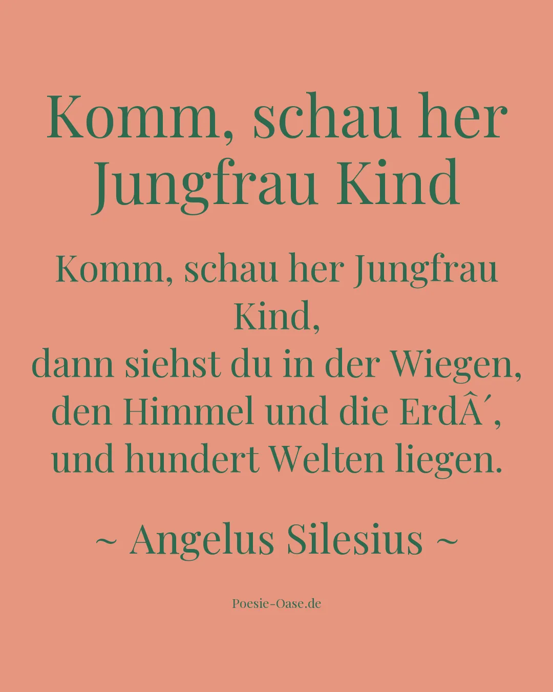 Illustration zu Komm, schau her Jungfrau Kind