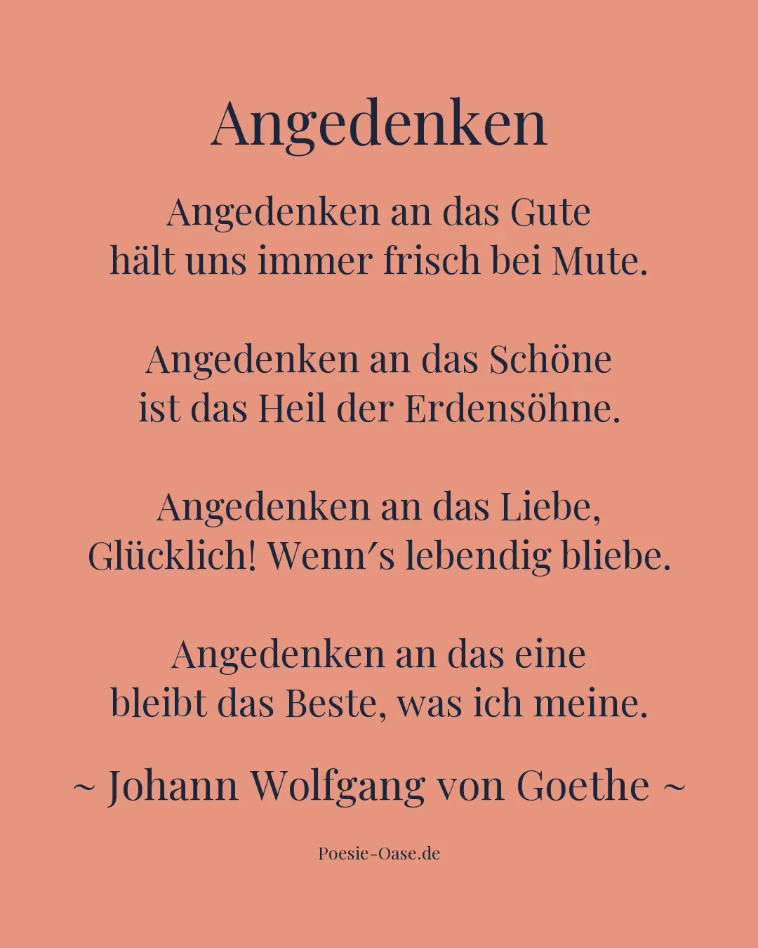 Illustration zu Angedenken