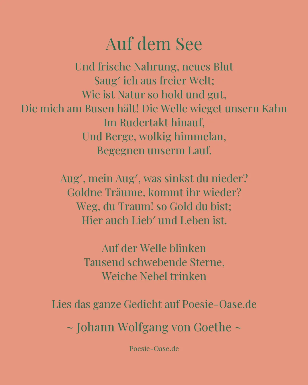 Illustration zu Auf dem See