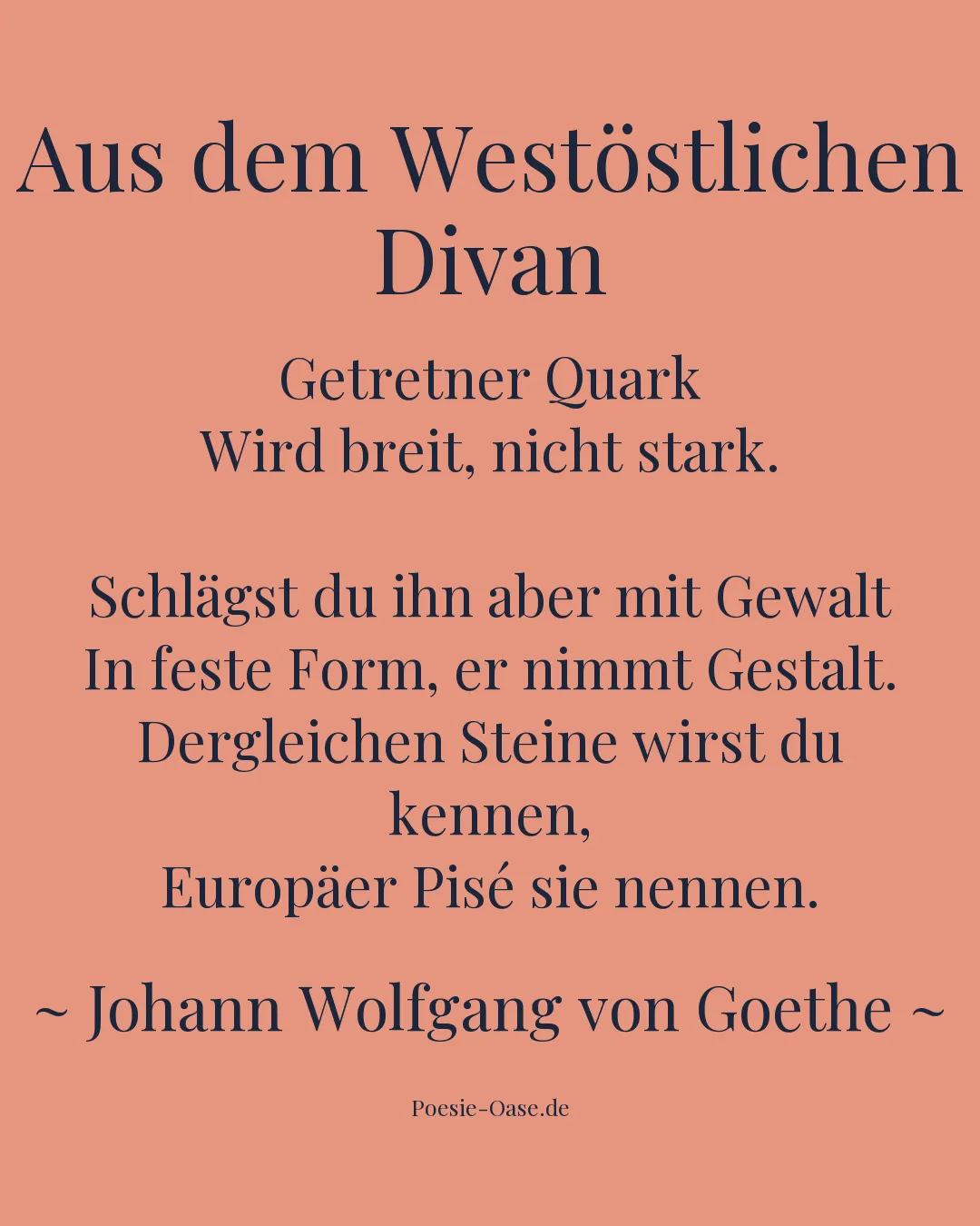 Illustration zu Aus dem Westöstlichen Divan