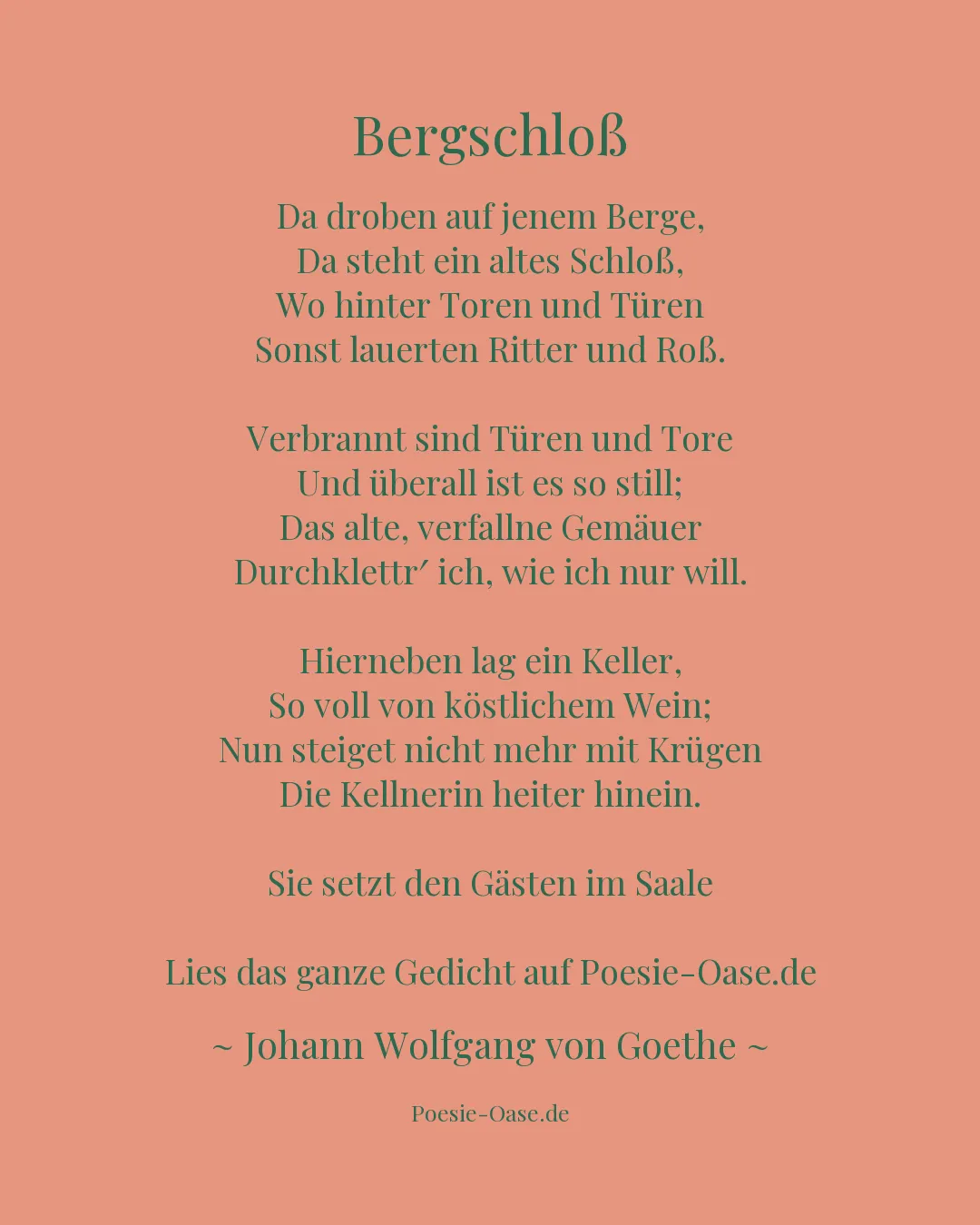 Illustration zu Bergschloß