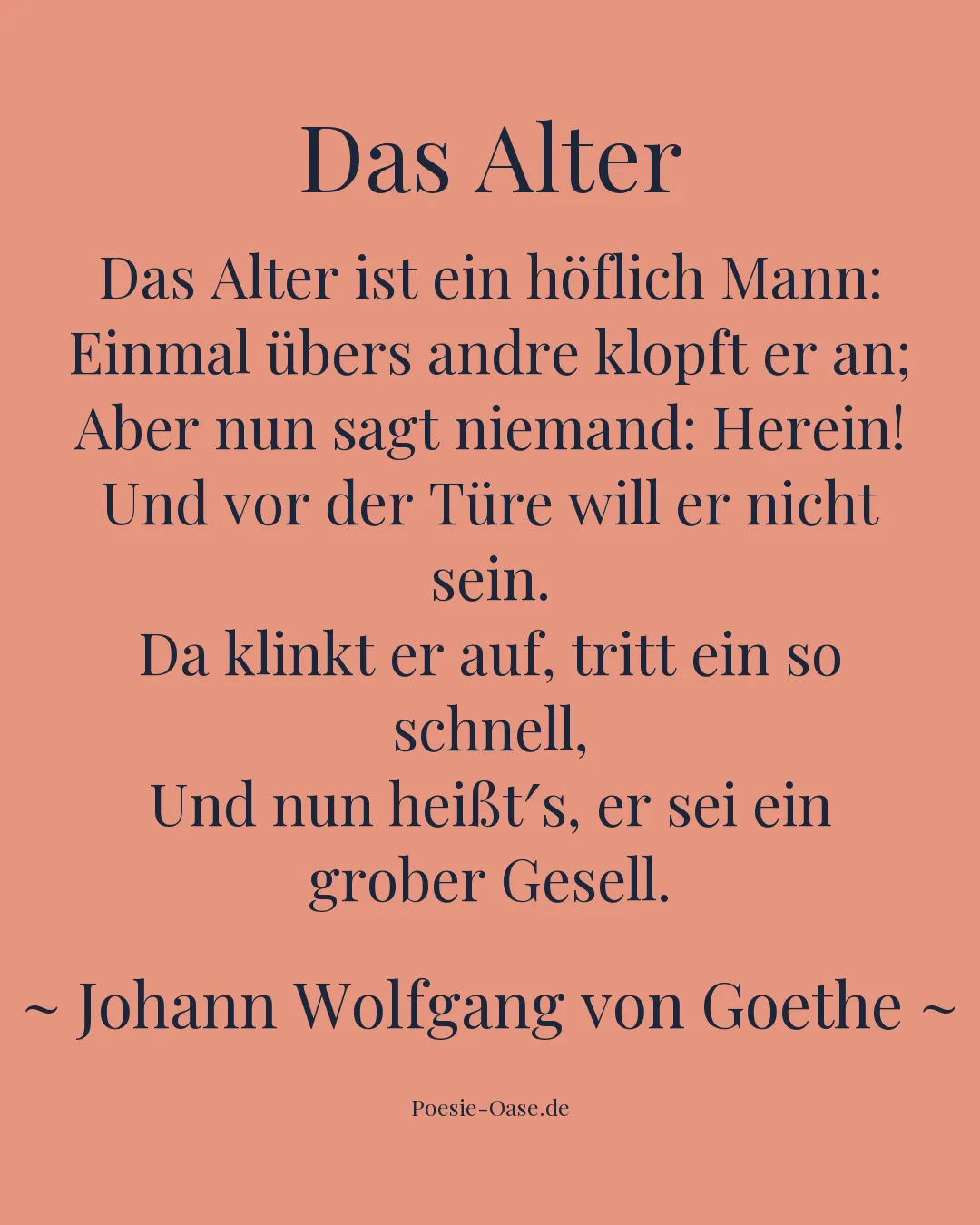 Illustration zu Das Alter