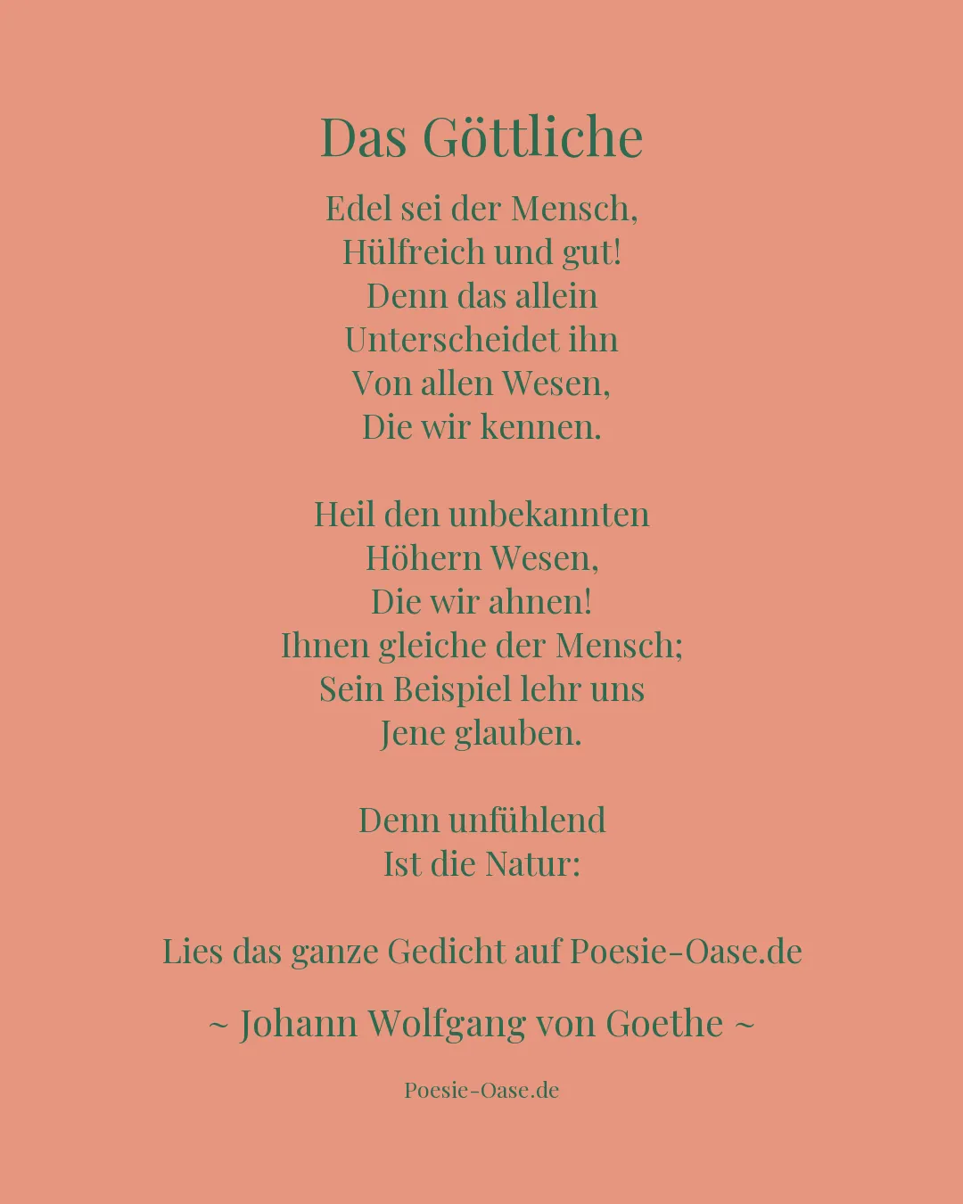Illustration zu Das Göttliche