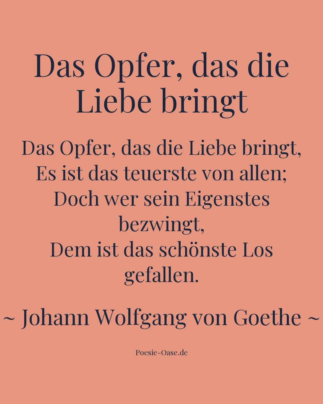 Illustration zu Das Opfer, das die Liebe bringt
