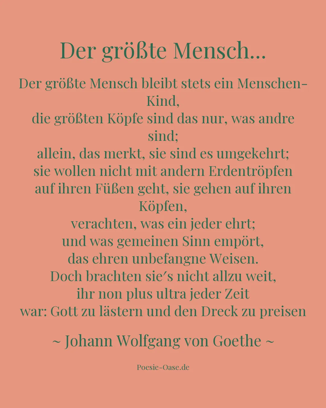 Illustration zu Der größte Mensch...