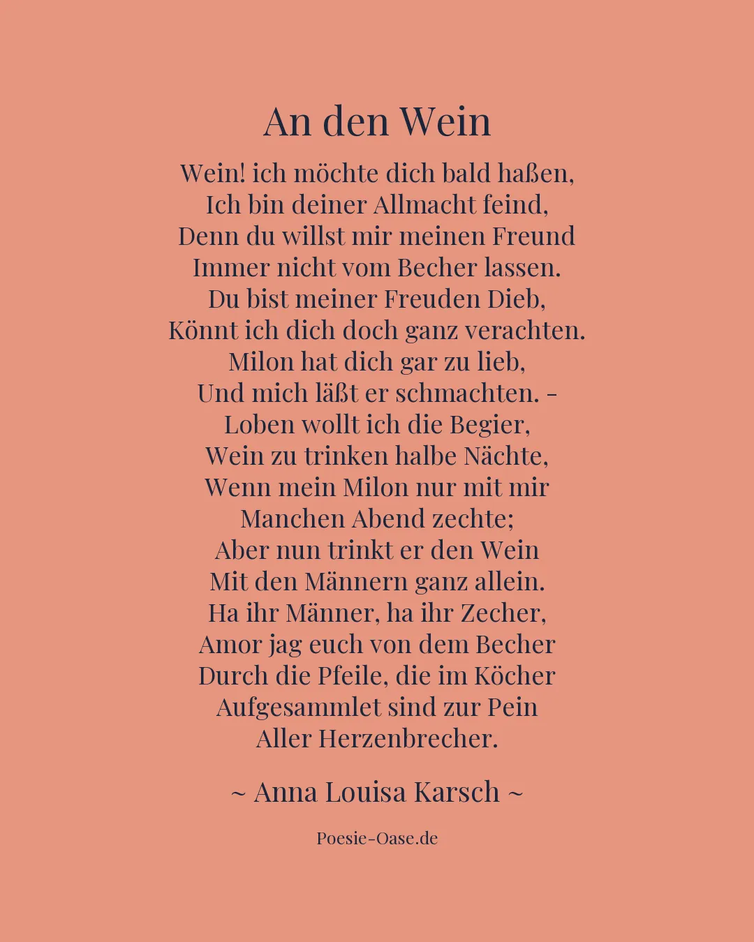 Illustration zu An den Wein