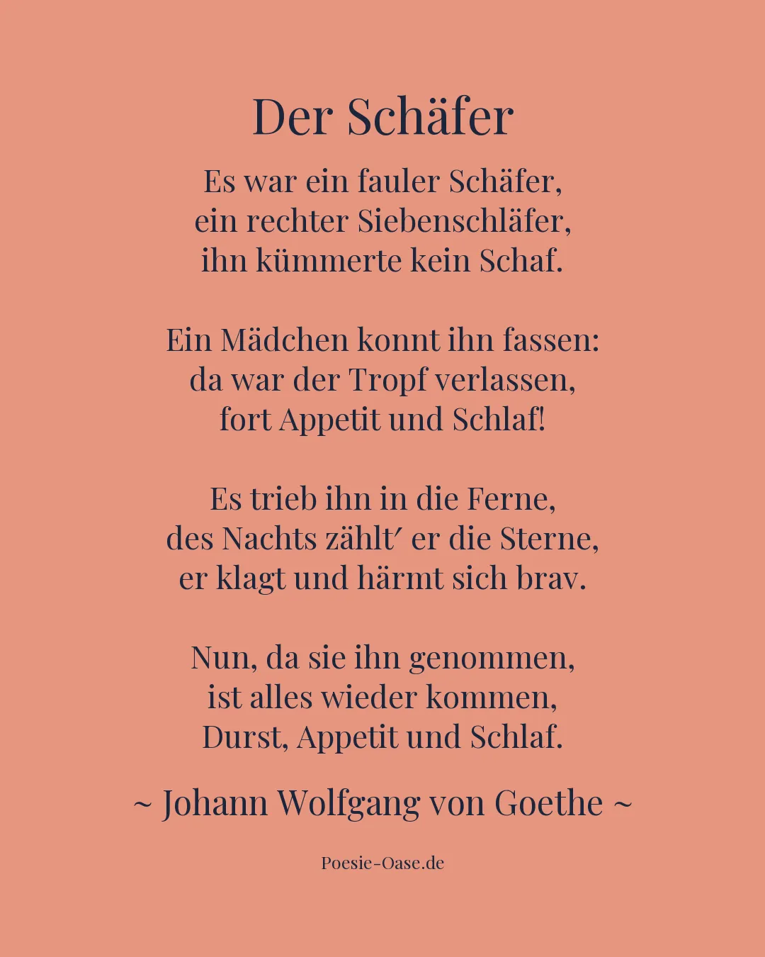Illustration zu Der Schäfer