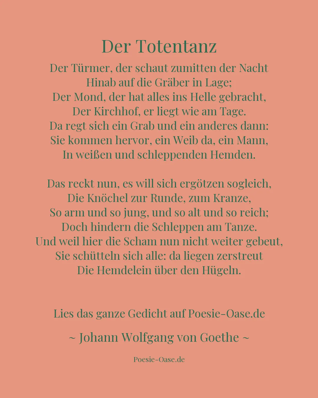 Illustration zu Der Totentanz