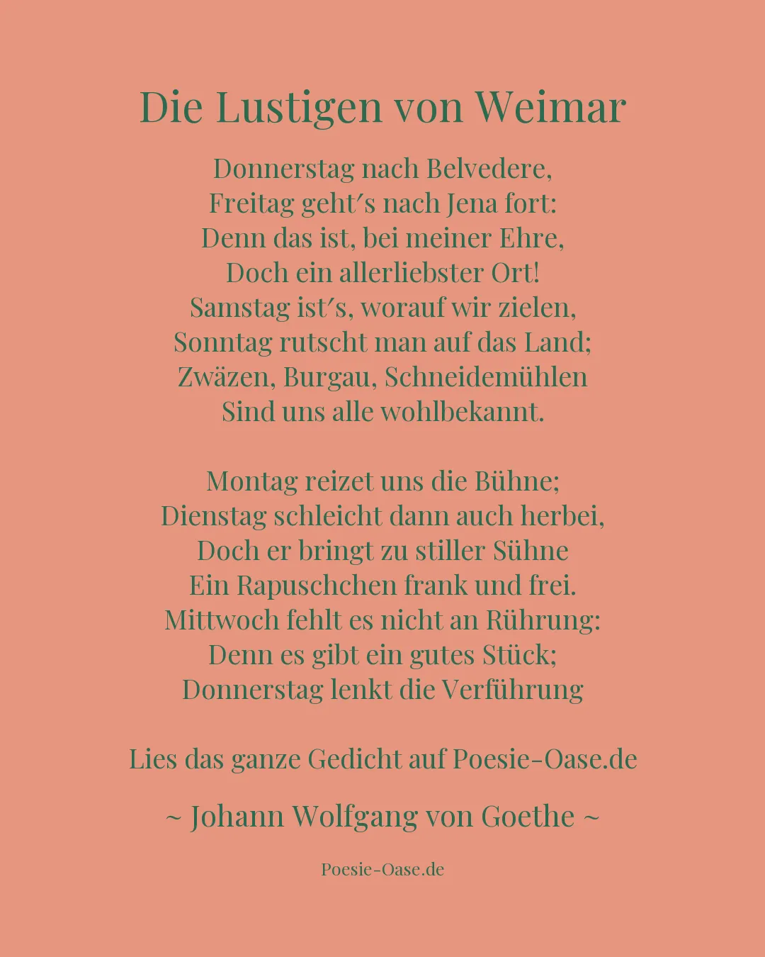 Illustration zu Die Lustigen von Weimar