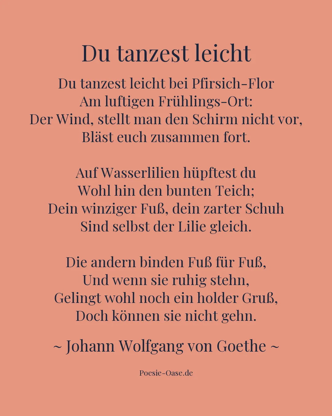 Illustration zu Du tanzest leicht