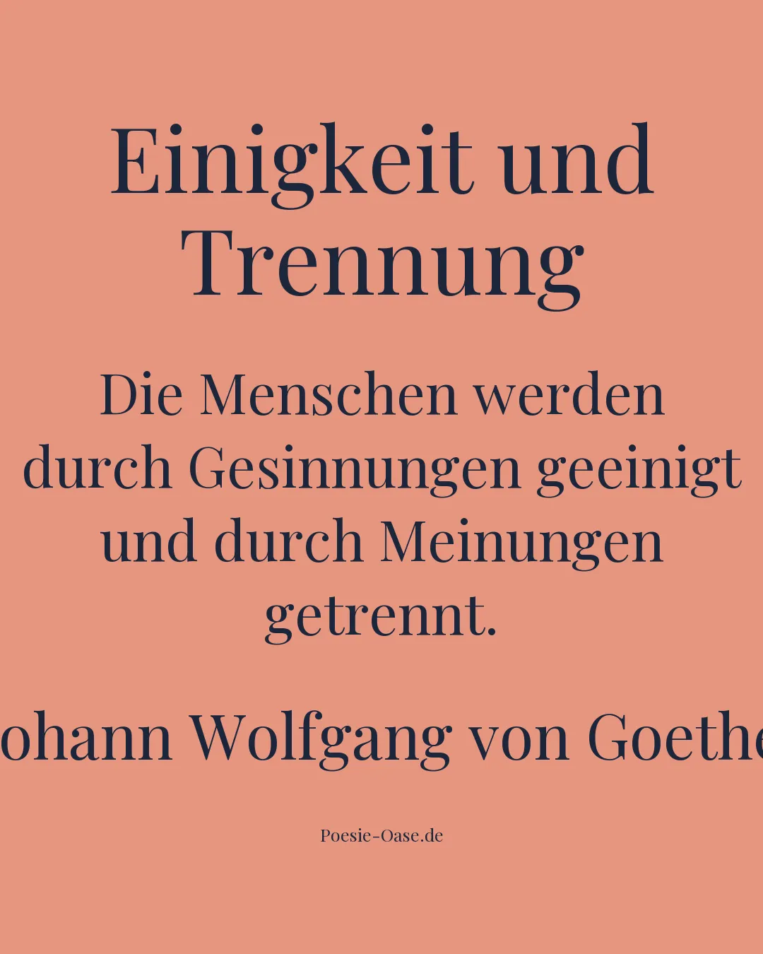 Illustration zu Einigkeit und Trennung