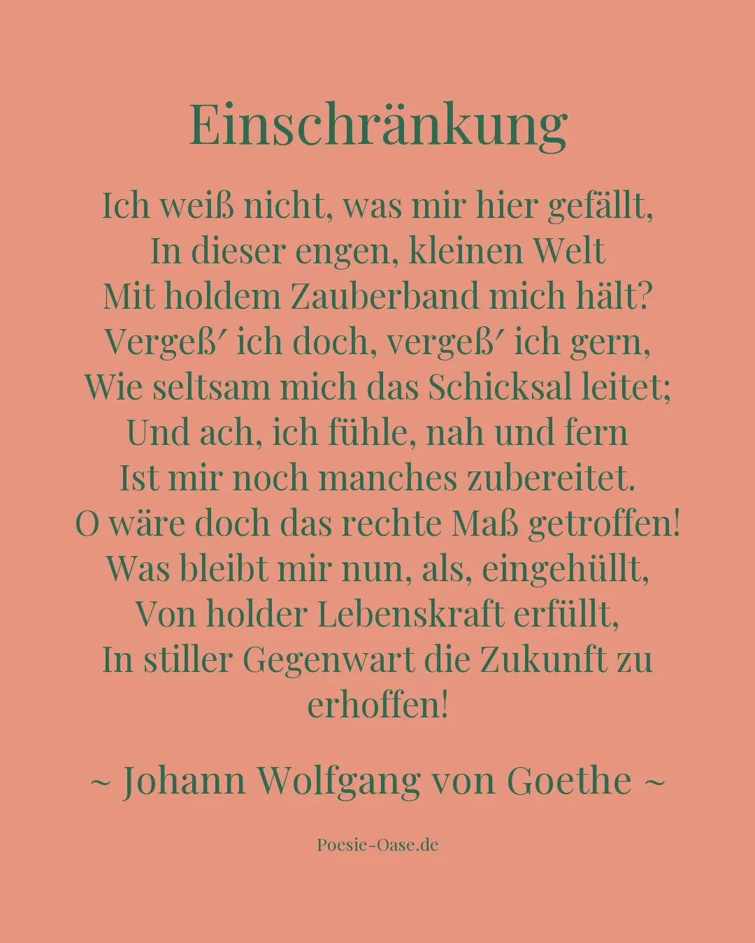 Illustration zu Einschränkung