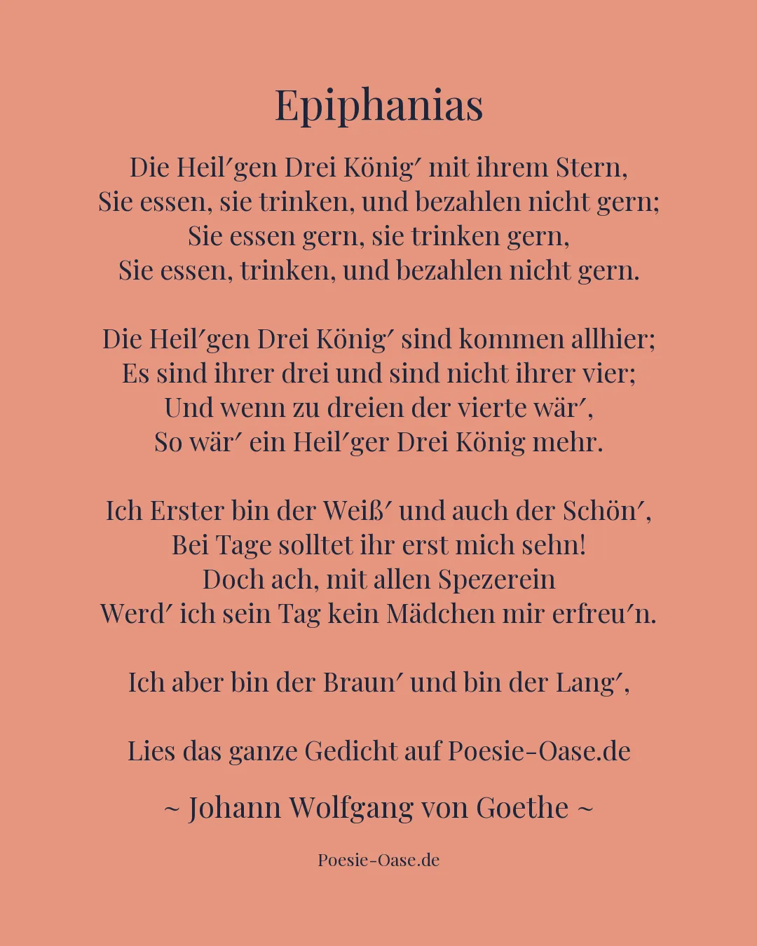 Illustration zu Epiphanias