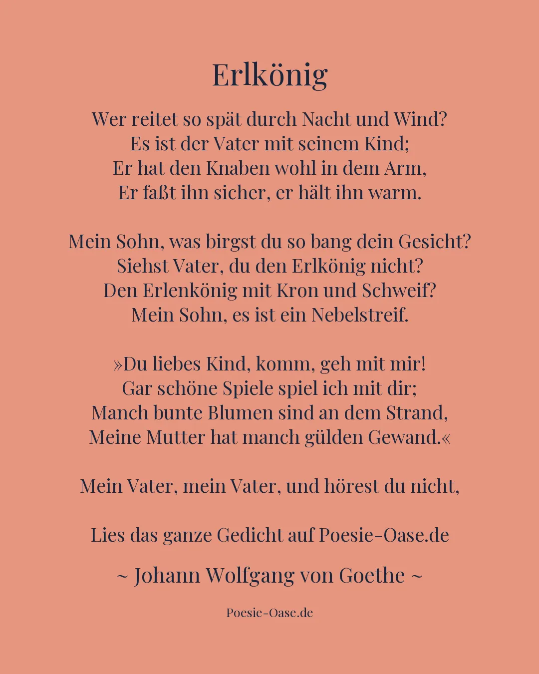Illustration zu Erlkönig