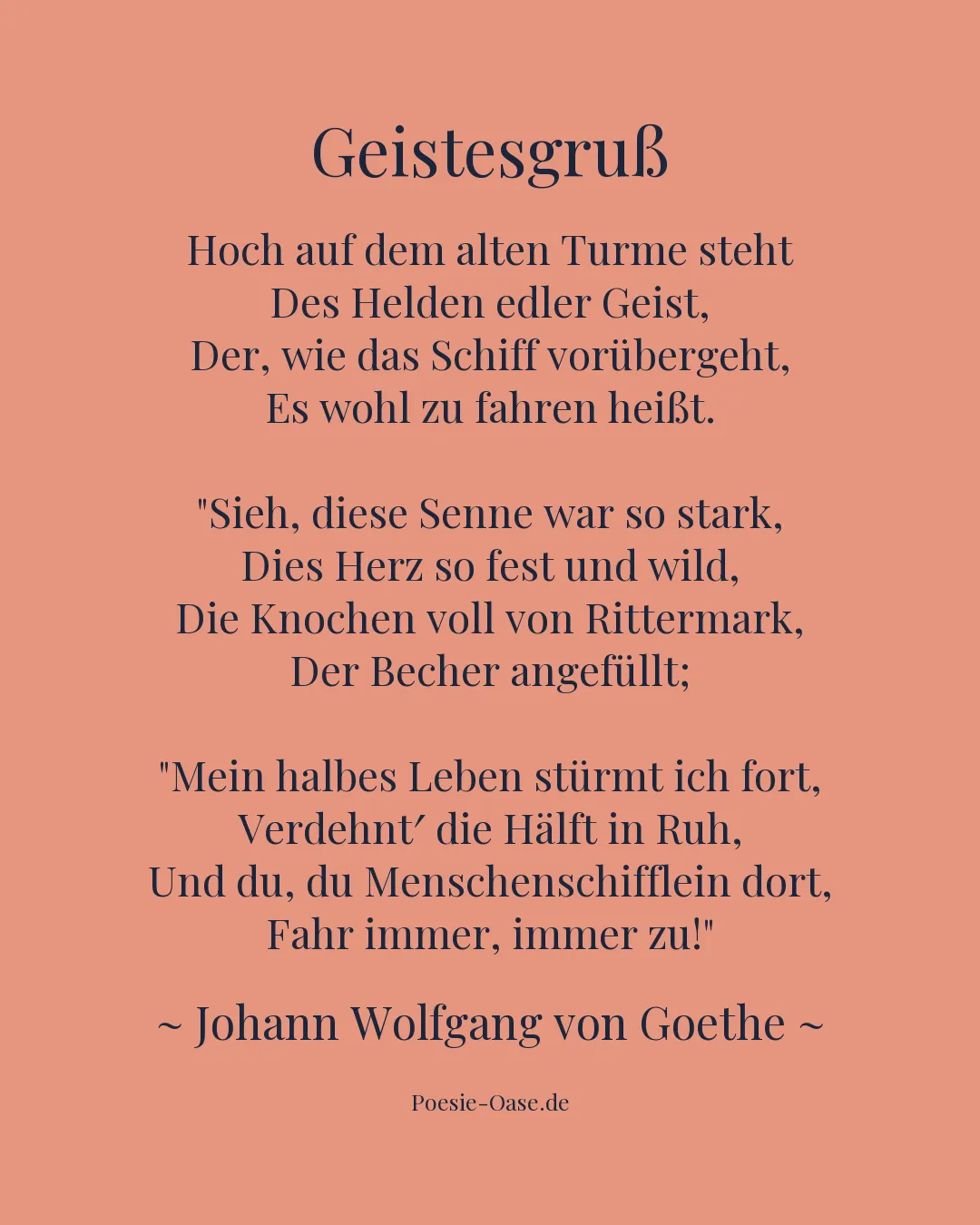 Illustration zu Geistesgruß