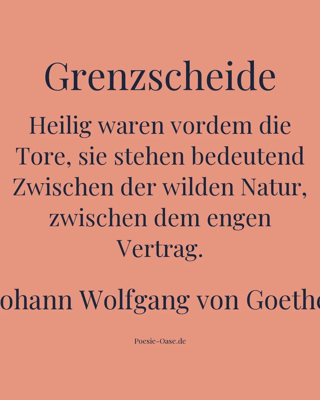 Illustration zu Grenzscheide