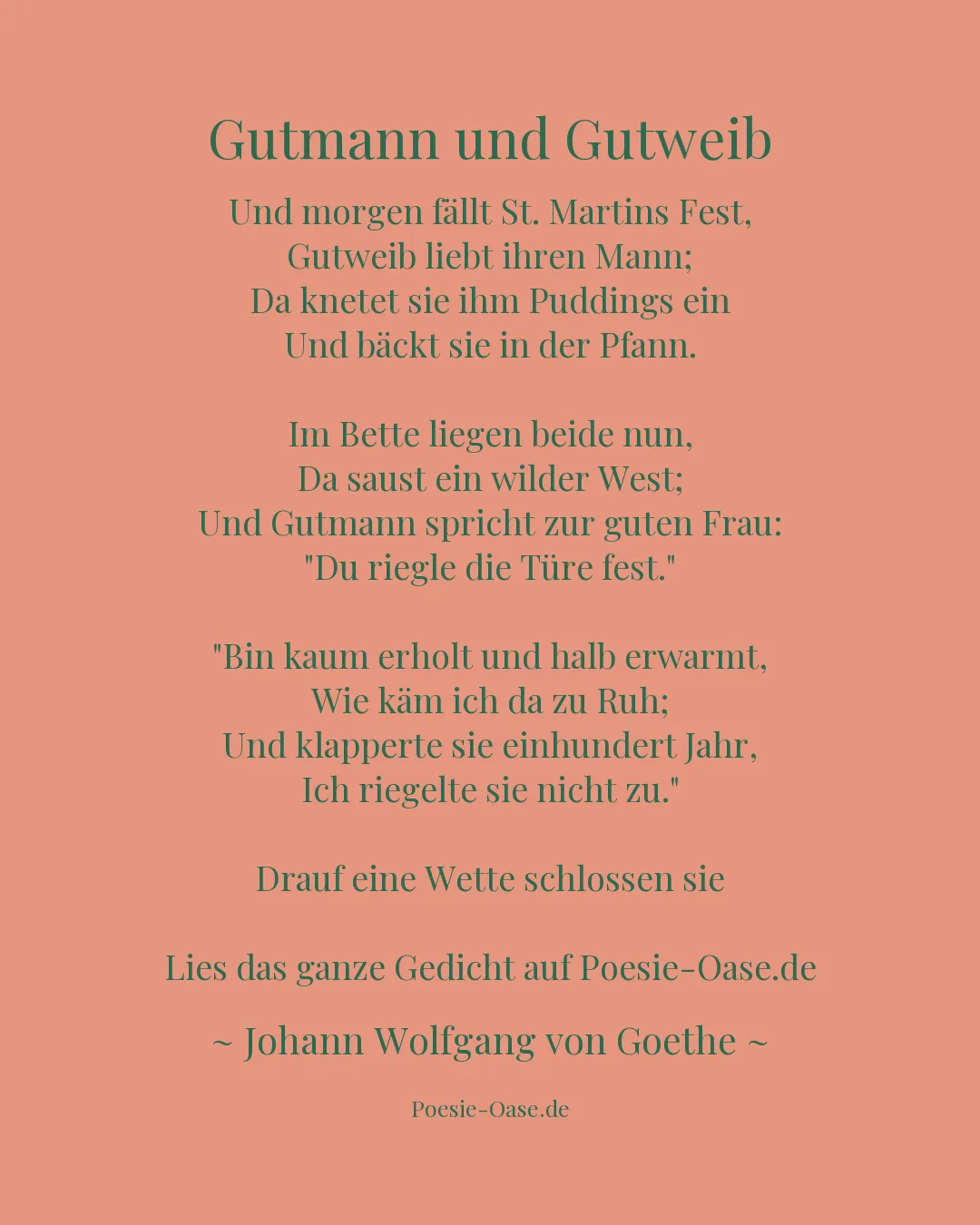 Illustration zu Gutmann und Gutweib