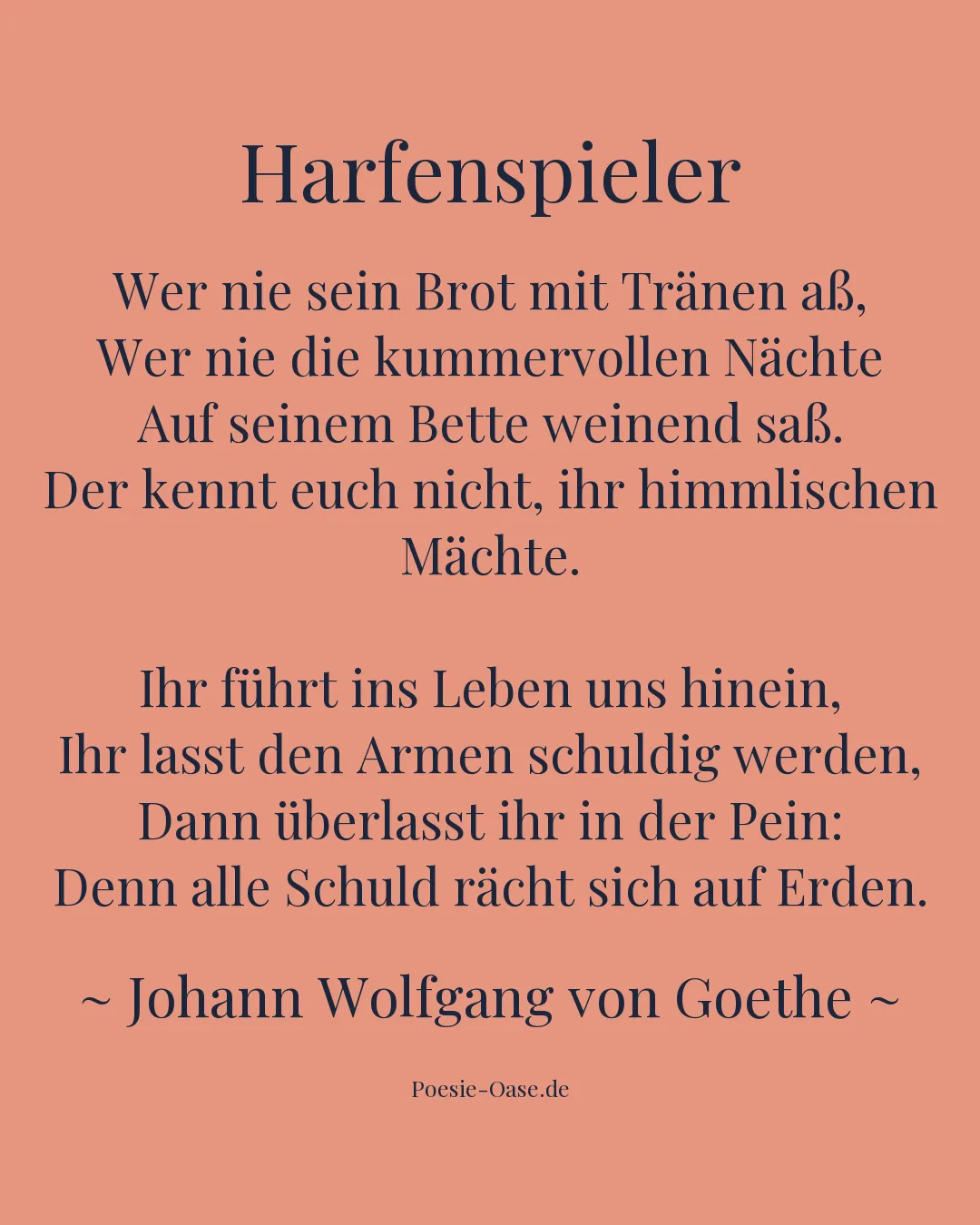 Illustration zu Harfenspieler