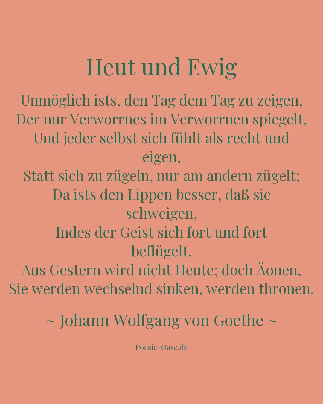 Illustration zu Heut und Ewig
