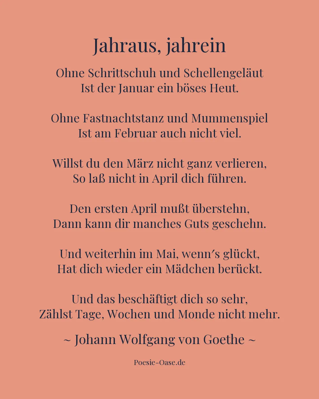 Illustration zu Jahraus, jahrein