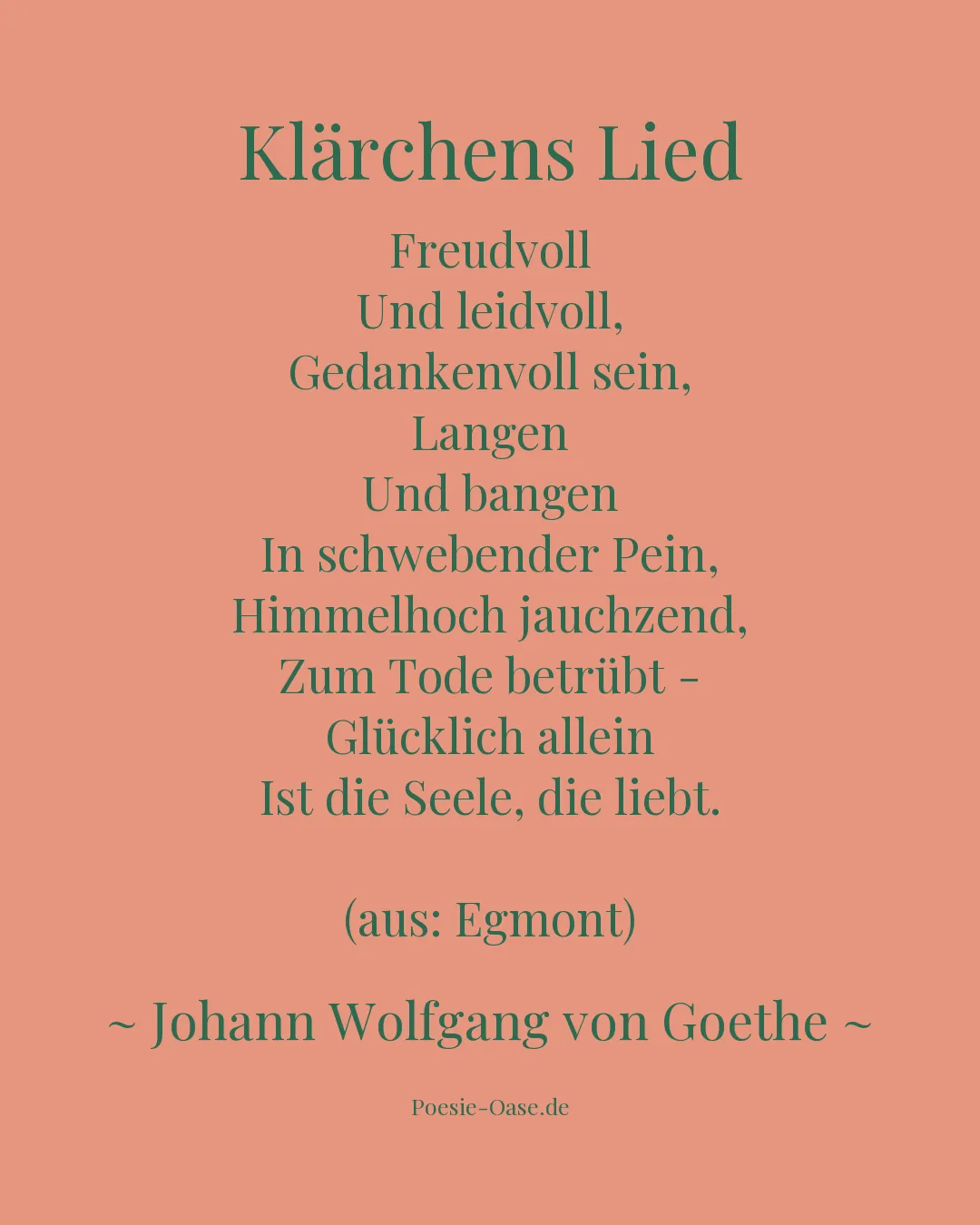 Illustration zu Klärchens Lied