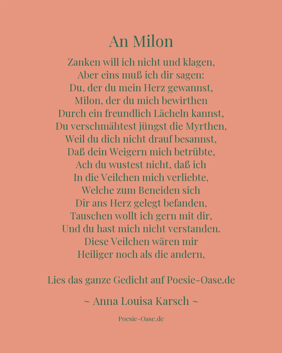 Illustration zu An Milon