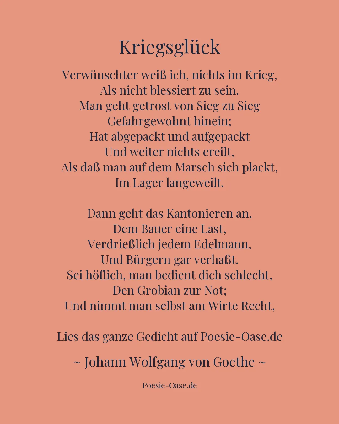 Illustration zu Kriegsglück