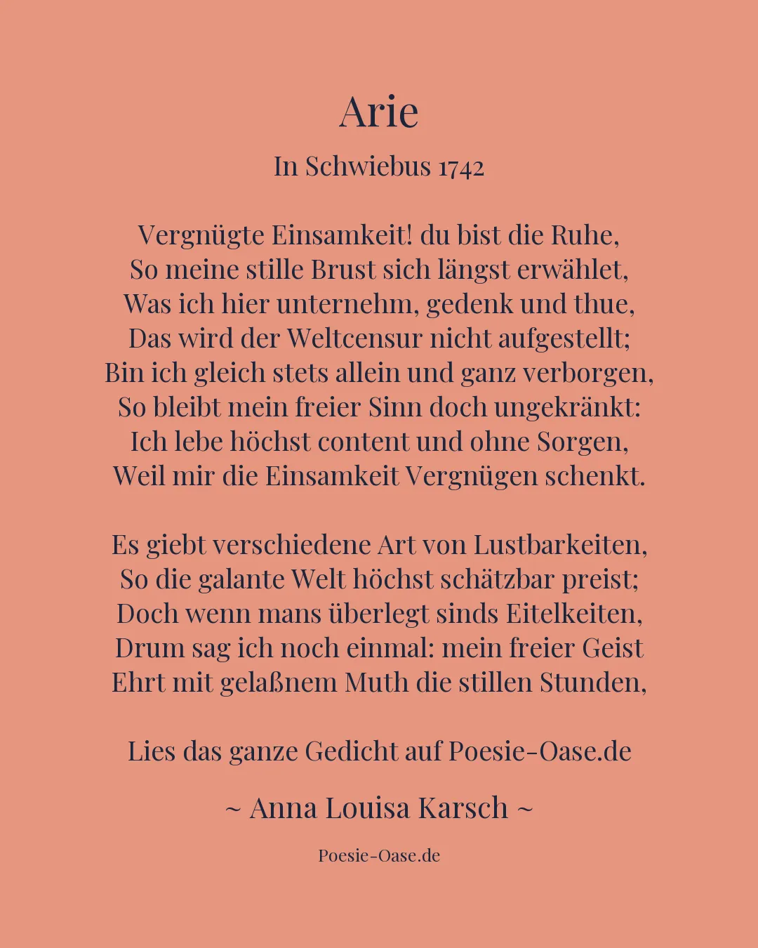 Illustration zu Arie