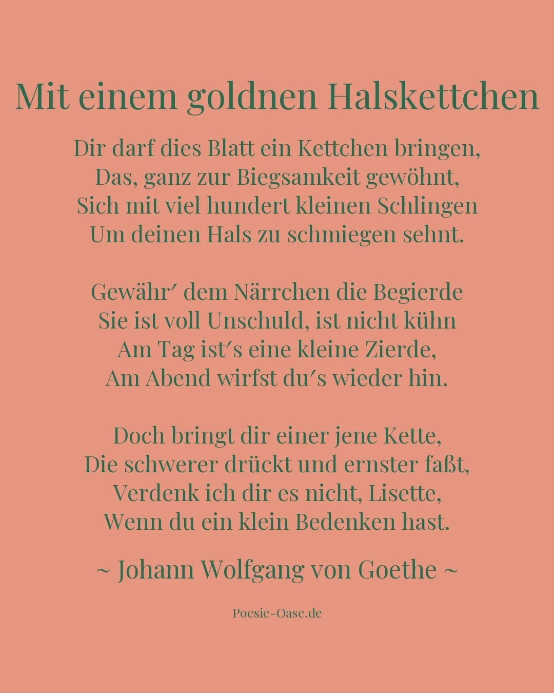 Illustration zu Mit einem goldnen Halskettchen