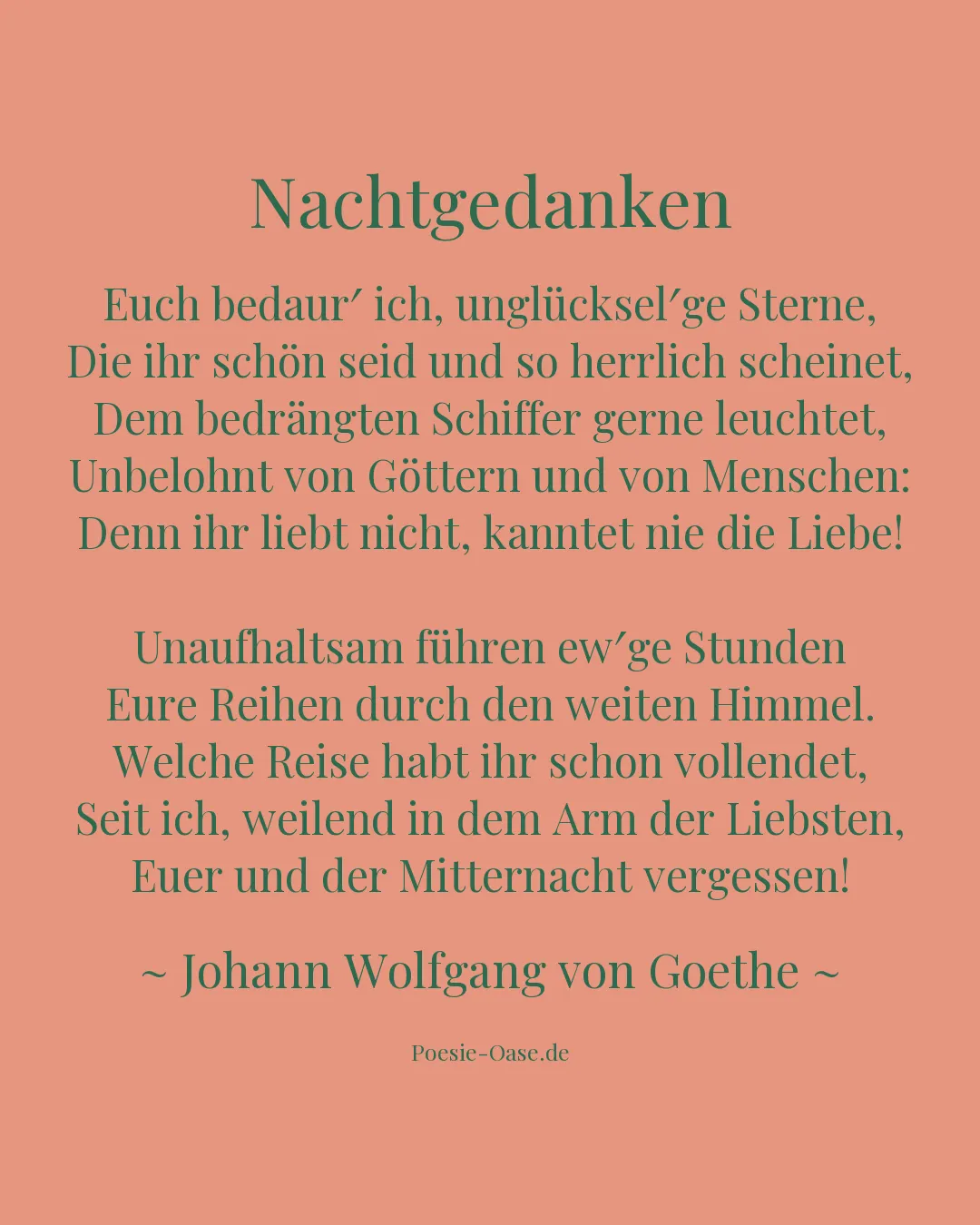 Illustration zu Nachtgedanken