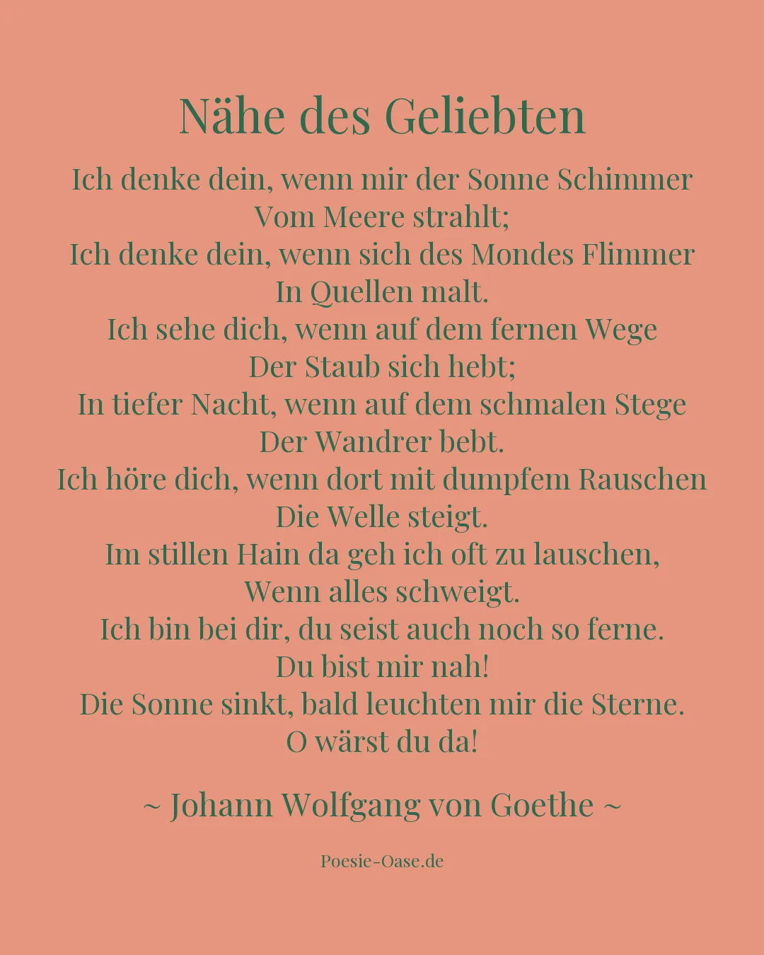 Illustration zu Nähe des Geliebten