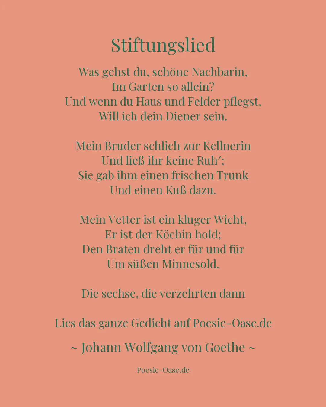 Illustration zu Stiftungslied