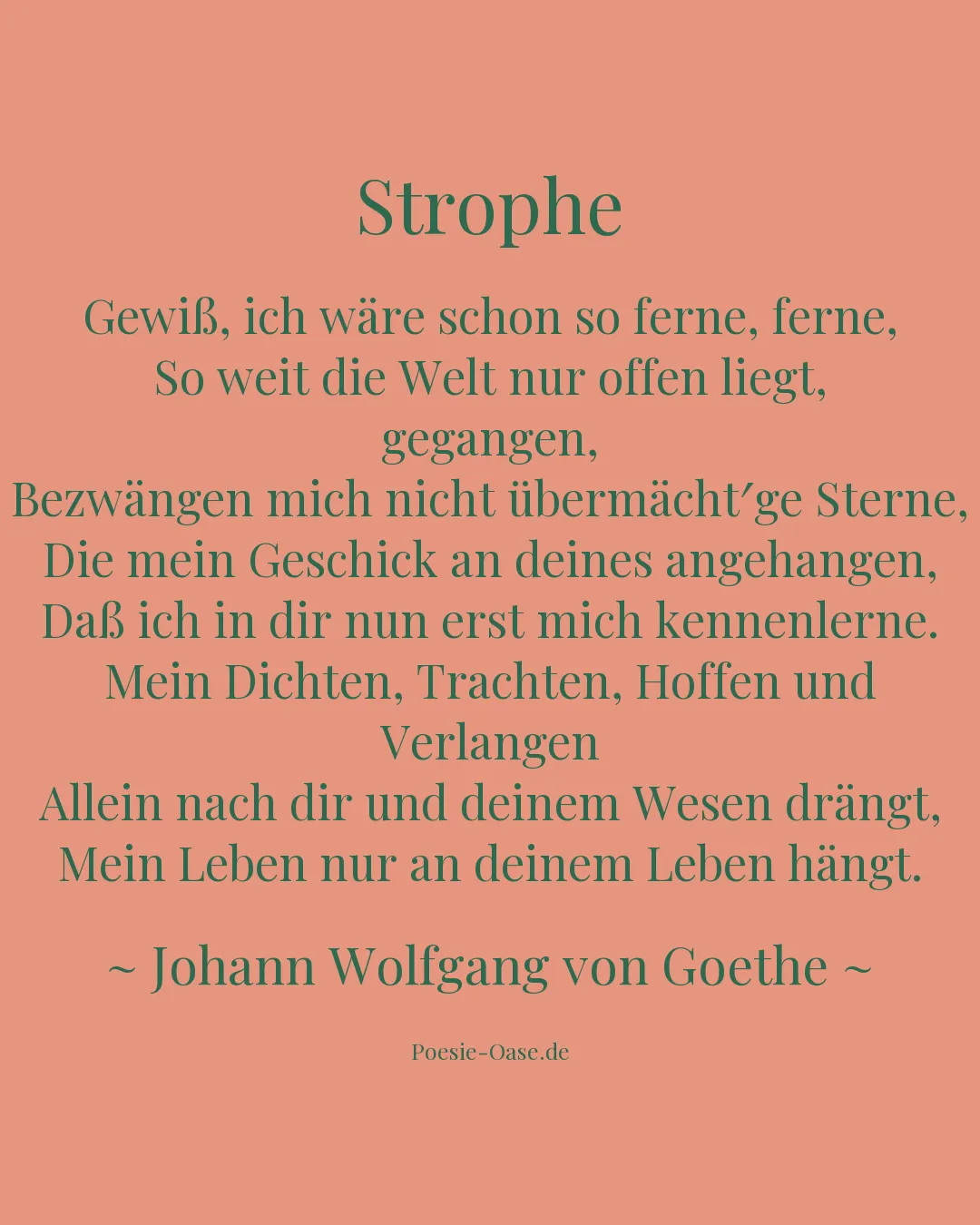 Illustration zu Strophe