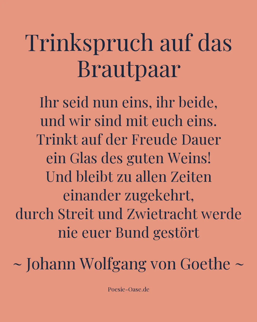 Illustration zu Trinkspruch auf das Brautpaar