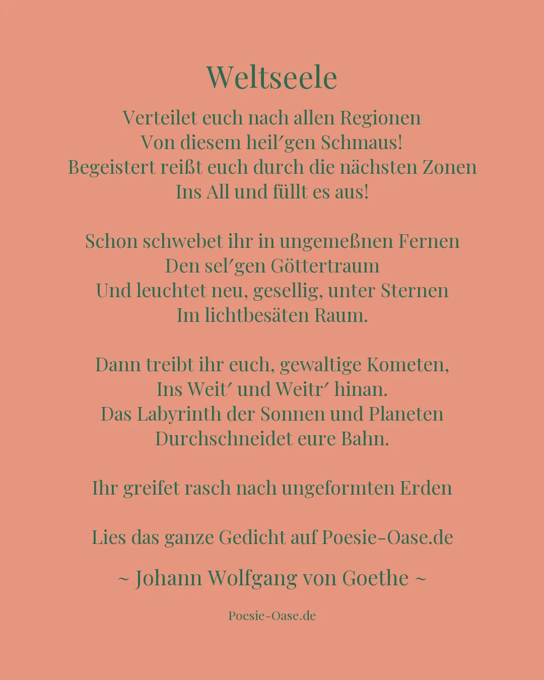 Illustration zu Weltseele