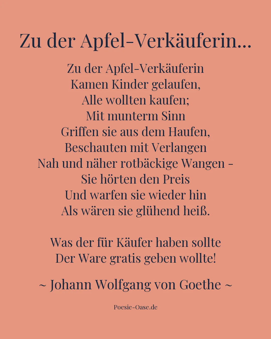 Illustration zu Zu der Apfel-Verkäuferin...
