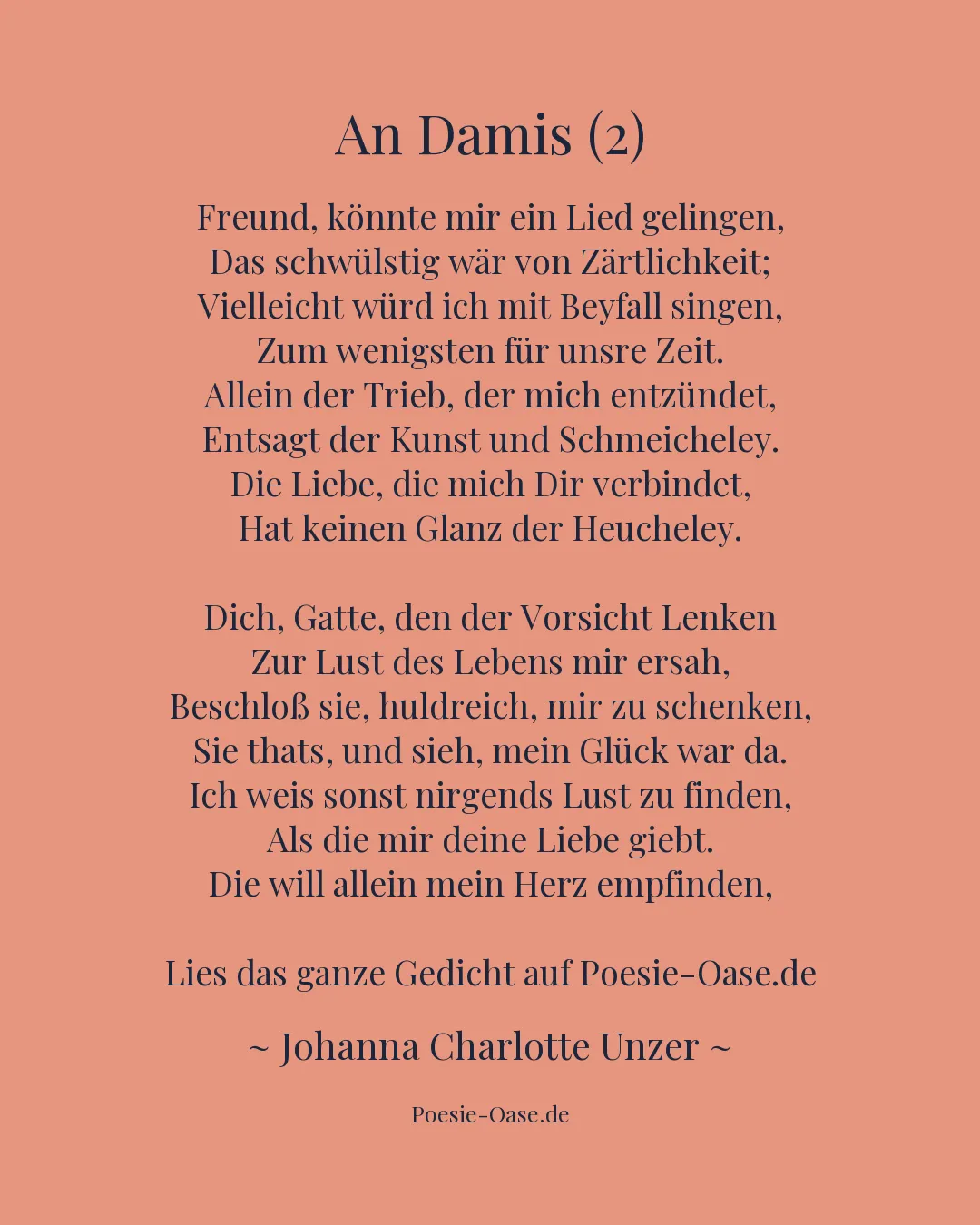 Illustration zu An Damis (2)