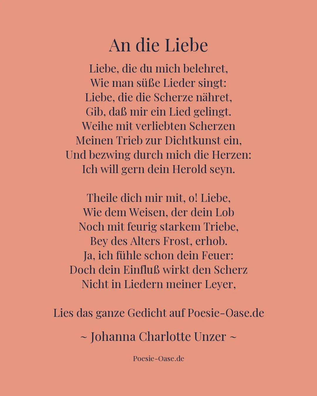Illustration zu An die Liebe