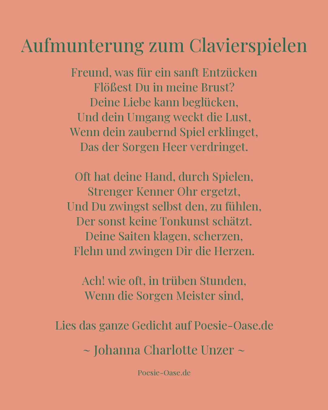 Illustration zu Aufmunterung zum Clavierspielen