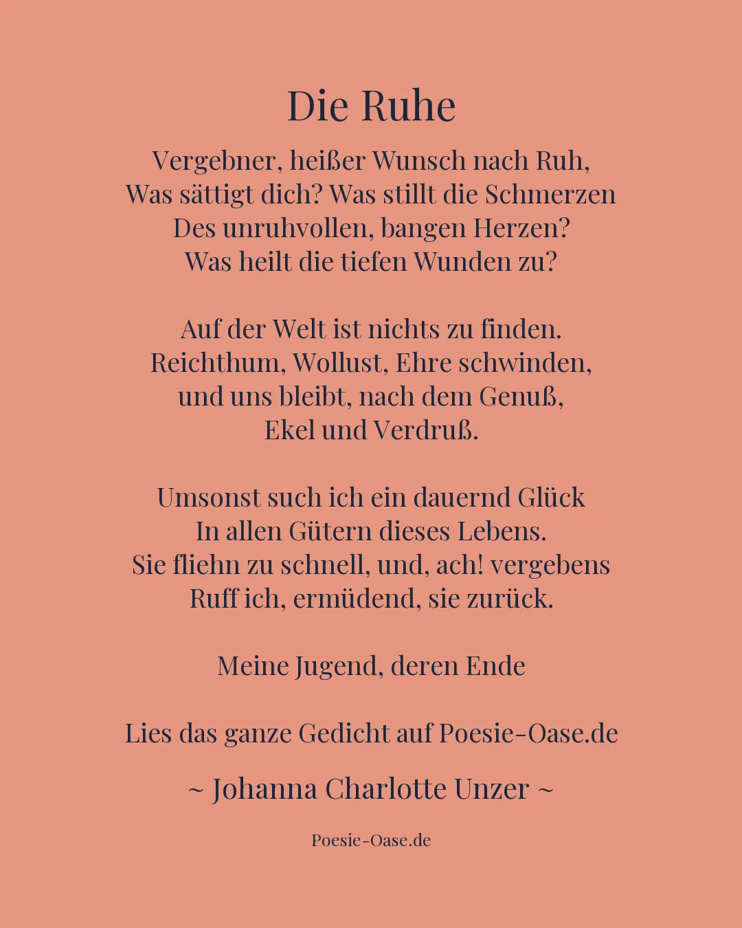 Illustration zu Die Ruhe