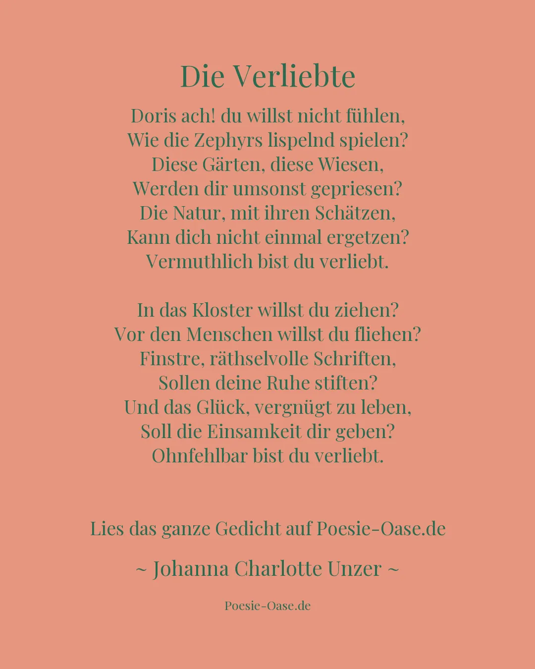 Illustration zu Die Verliebte