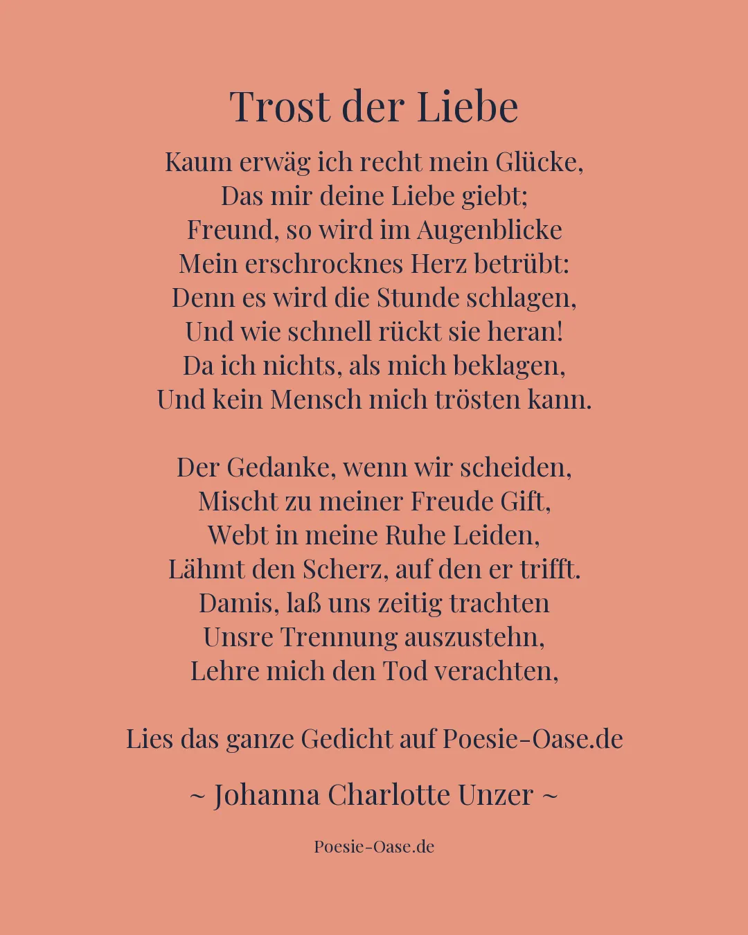 Illustration zu Trost der Liebe