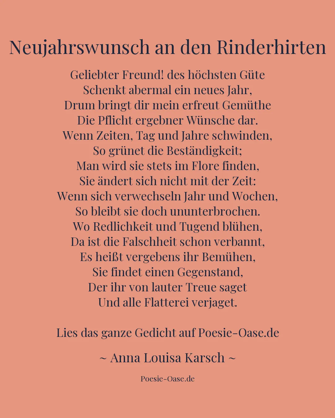 Illustration zu Neujahrswunsch an den Rinderhirten