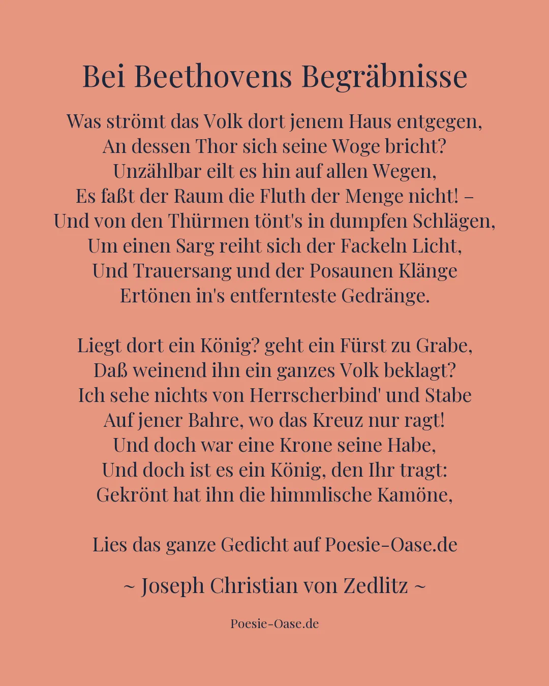 Illustration zu Bei Beethovens Begräbnisse