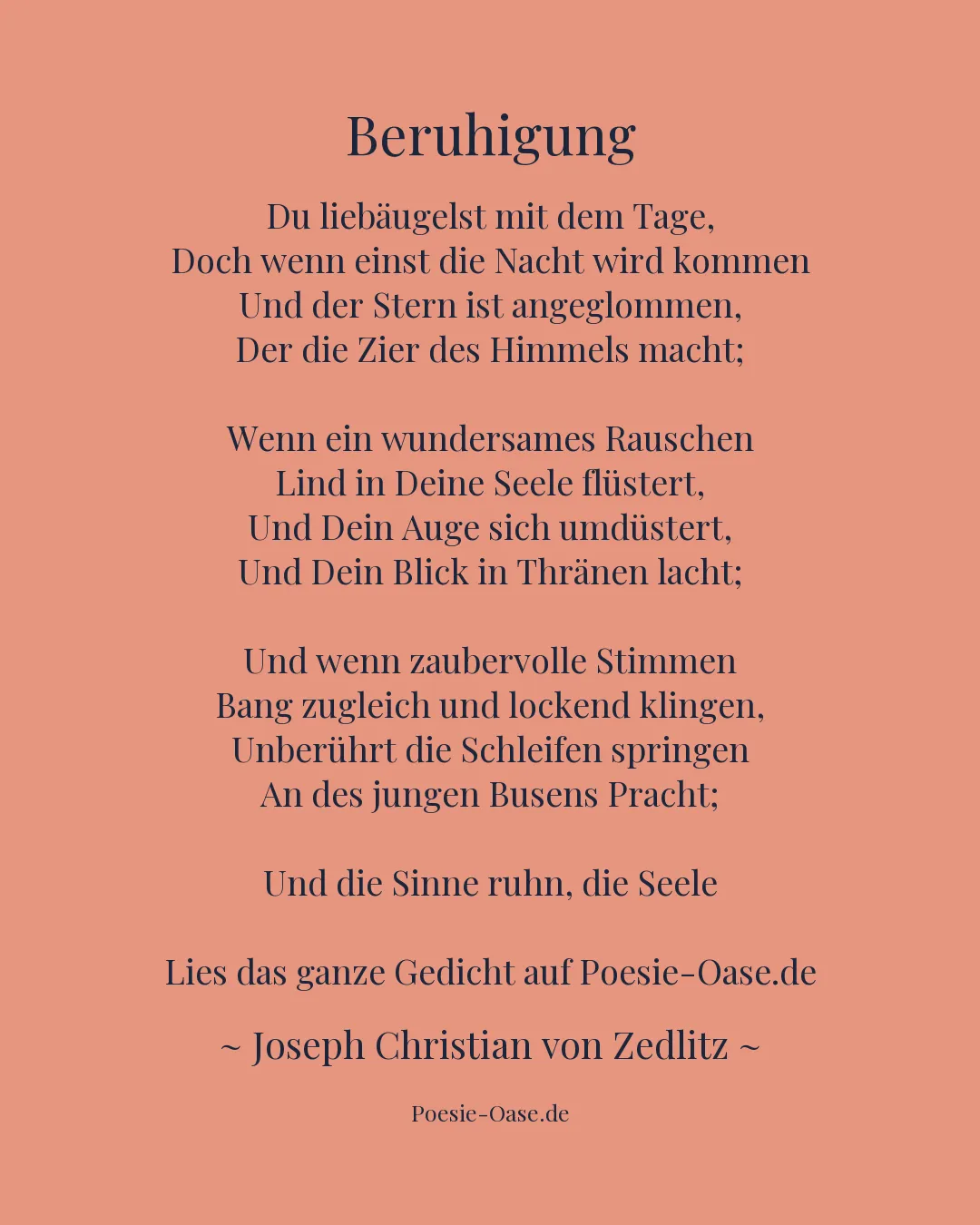 Illustration zu Beruhigung