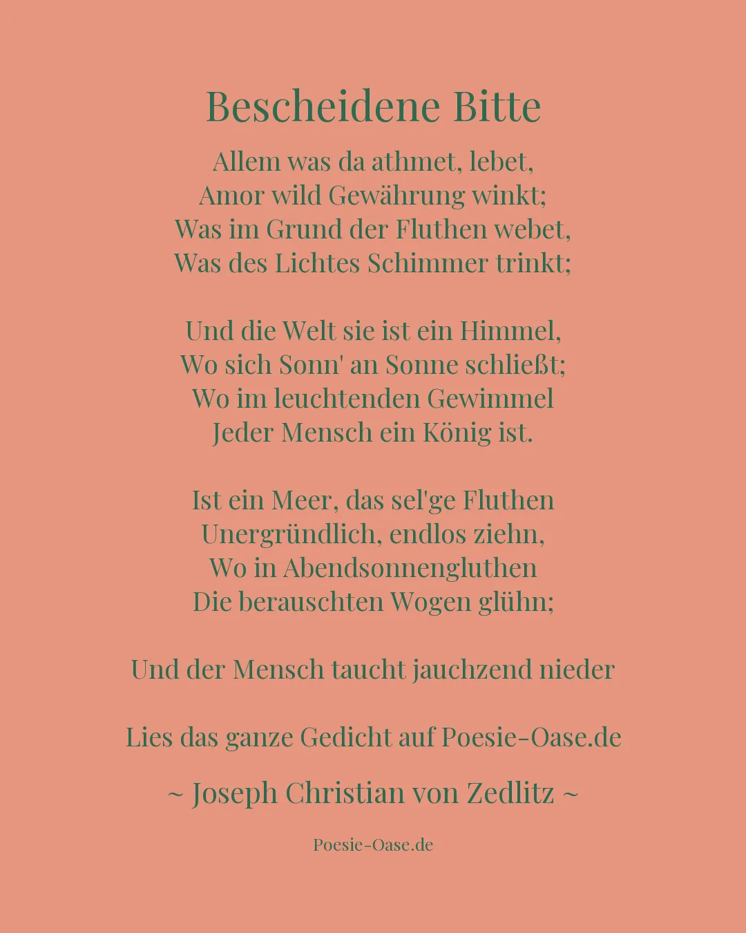 Illustration zu Bescheidene Bitte