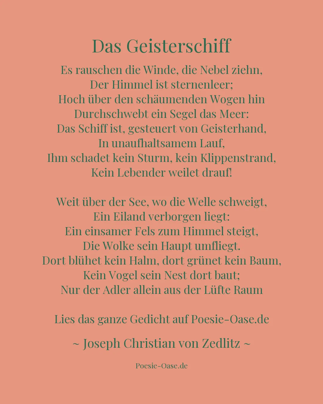 Illustration zu Das Geisterschiff