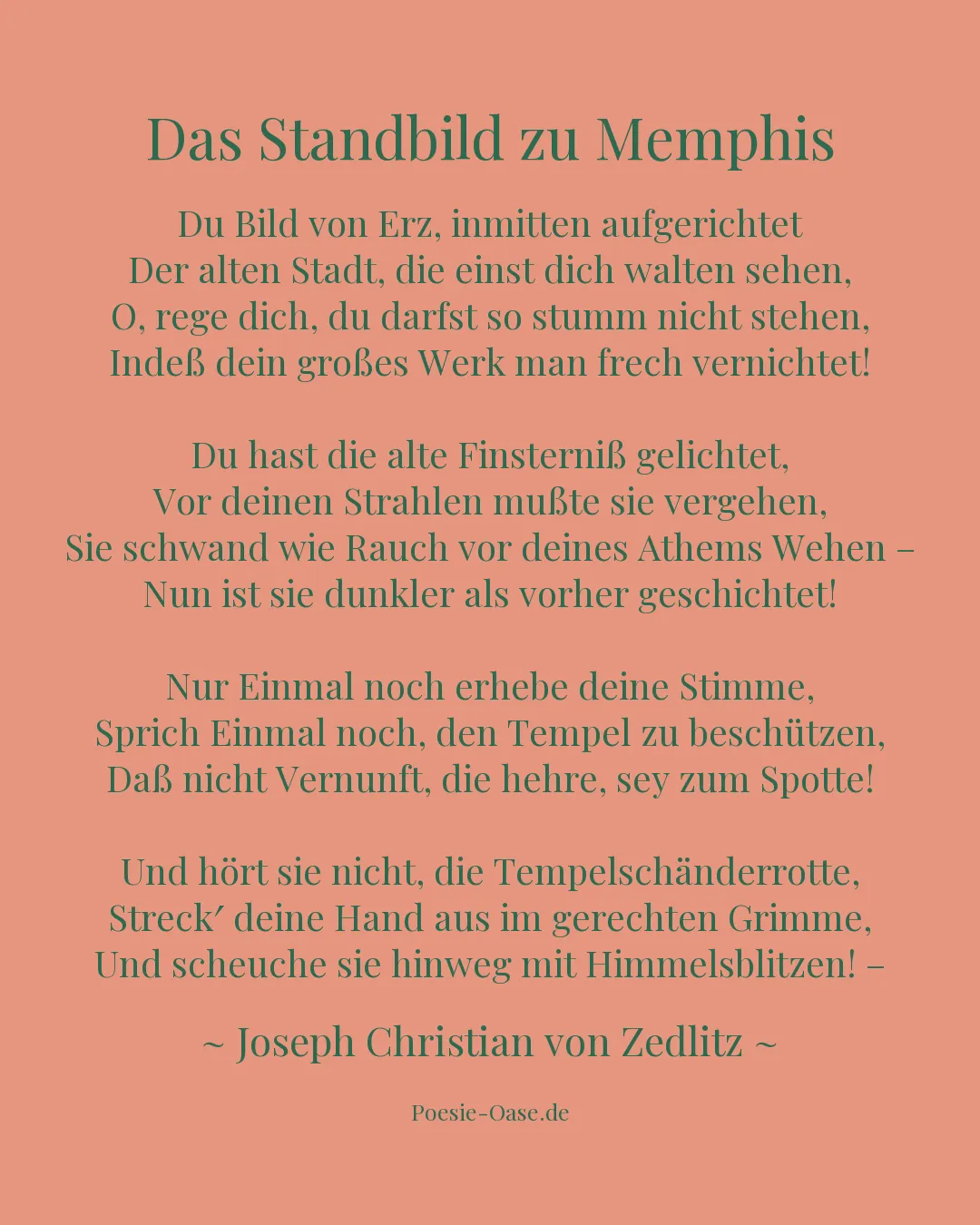 Illustration zu Das Standbild zu Memphis